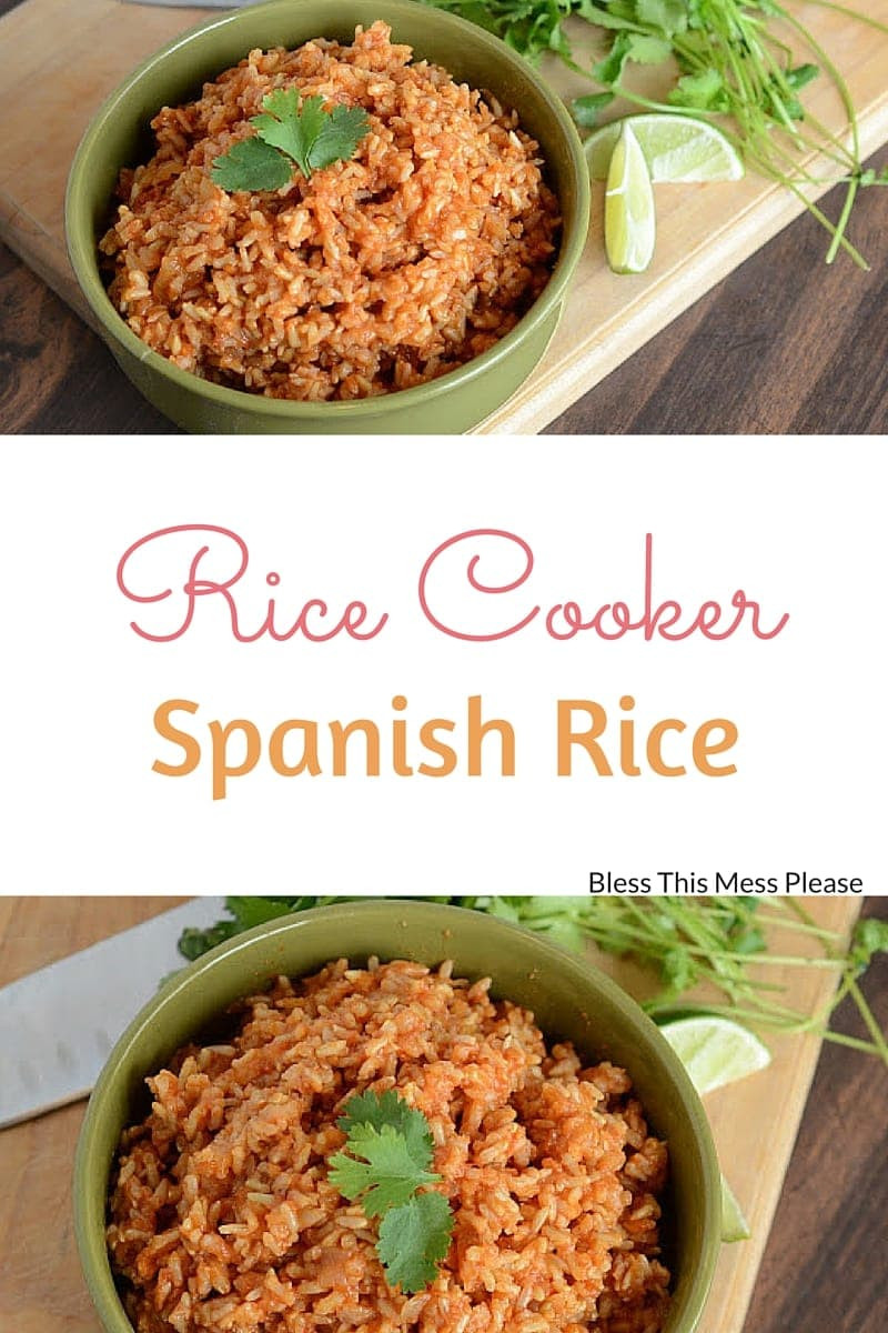 Spanish Rice In A Rice Cooker
 Easy Spanish Rice in the Rice Cooker Bless This Mess