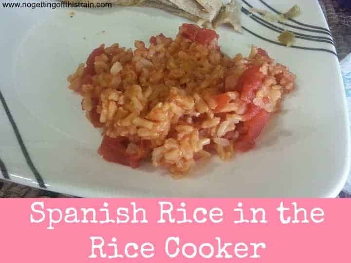 Spanish Rice In A Rice Cooker
 Spanish Rice in the Rice Cooker No Getting f This Train