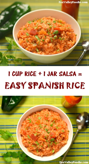 Spanish Rice With Salsa
 Spanish Rice with Salsa The Easiest Spanish Rice Recipe