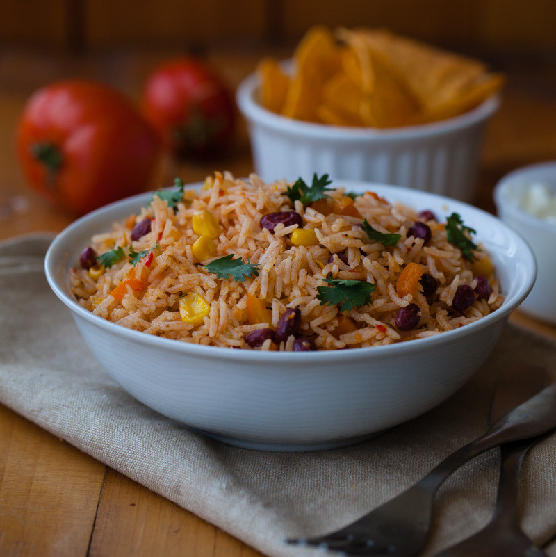 Spanish Rice With Salsa
 Mexican rice with Salsa