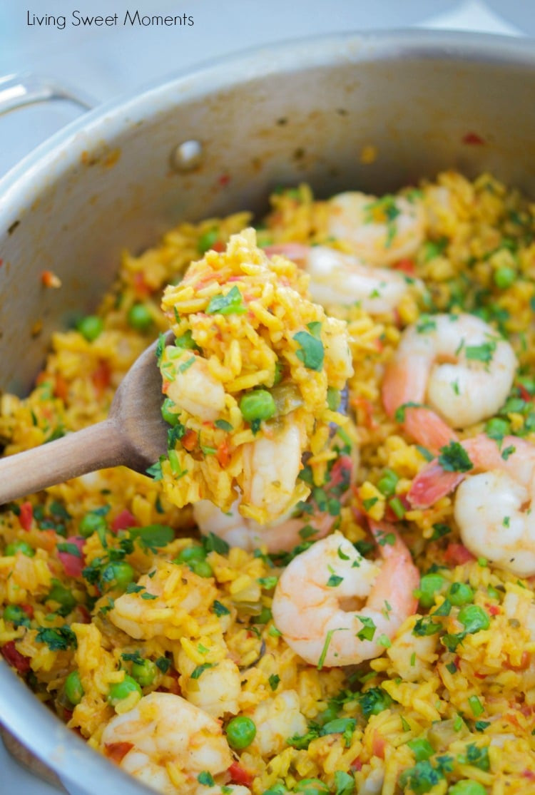 Spanish Yellow Rice Recipe
 Succulent Spanish Shrimp With Yellow Rice Living Sweet