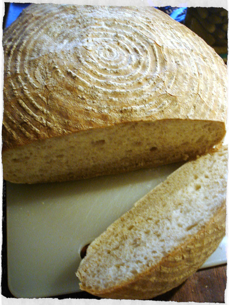Spelt Sourdough Bread
 Sourdough spelt bread using a proving basket