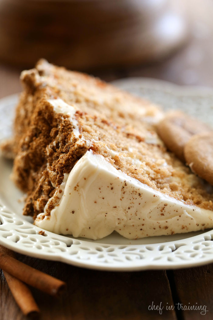 Spice Cake Recipes
 Gingersnap Spice Cake Chef in Training