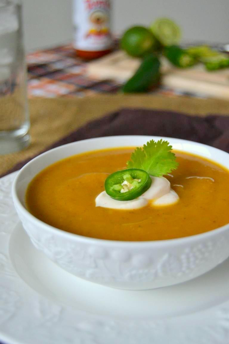 Spicy Butternut Squash Soup
 Spicy Butternut Squash Soup