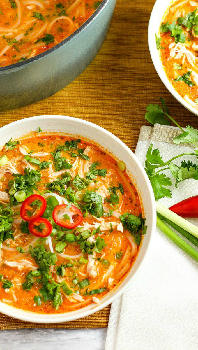 Spicy Chicken Soup
 spicy chicken soup thai