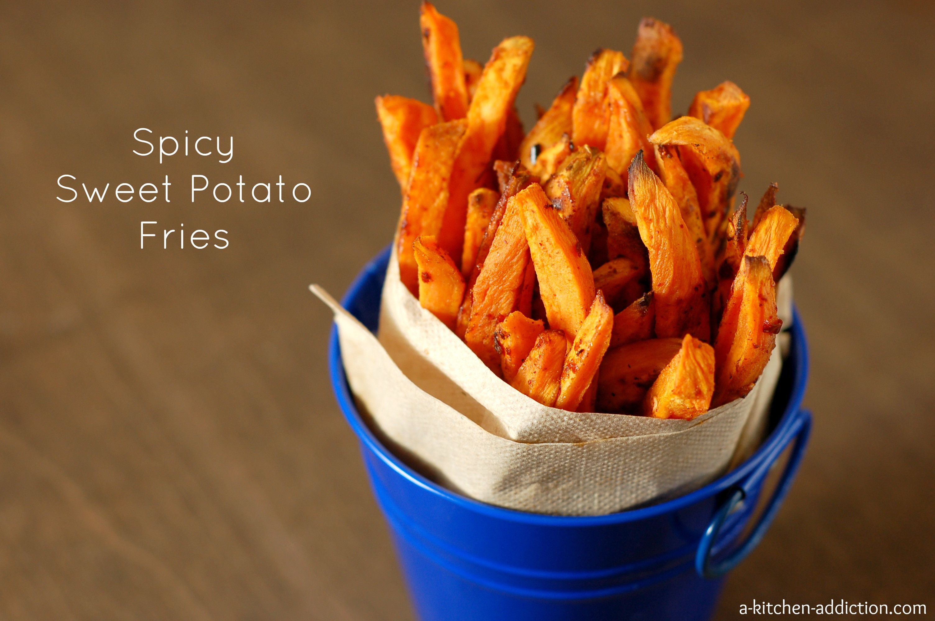 Spicy Sweet Potato Fries
 Spicy Sweet Potato Fries A Kitchen Addiction