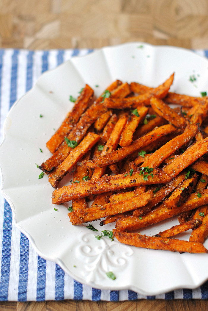 Spicy Sweet Potato Fries
 Sweet and Spicy Sweet Potato Fries Eat Yourself Skinny