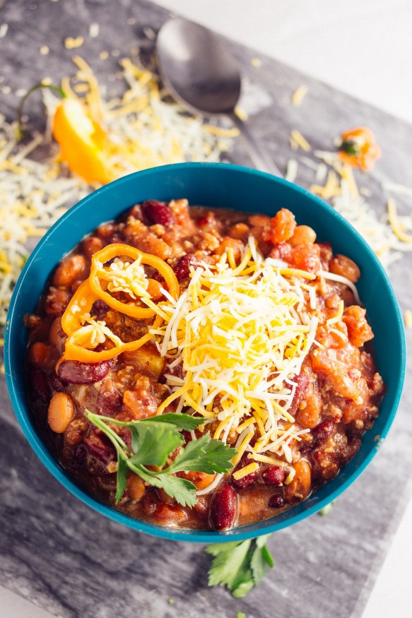 Spicy Turkey Chili Recipe
 Spicy Turkey Habanero Crock Pot Chili Dad With A Pan