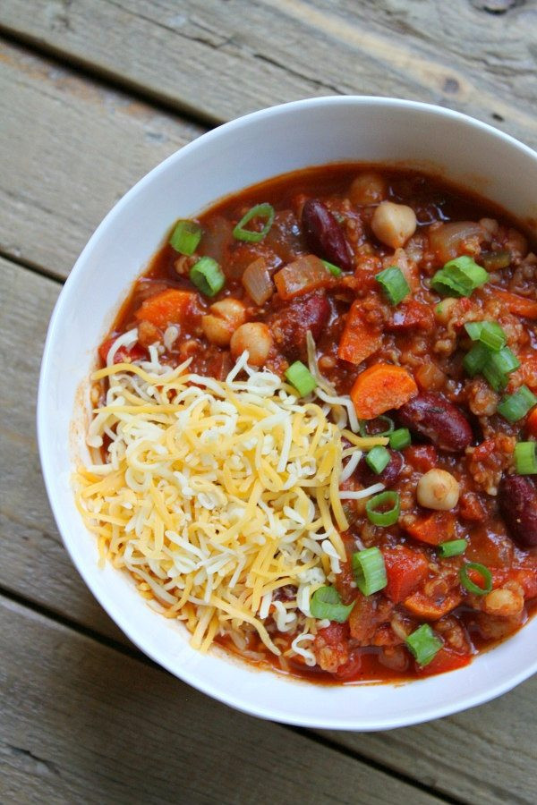 Spicy Vegetarian Chili
 Spicy Ve arian Chili Recipe Girl