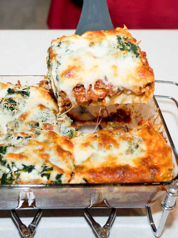 Spinach And Mushroom Lasagna
 Spinach and Mushroom Lasagna The Pudge Factor