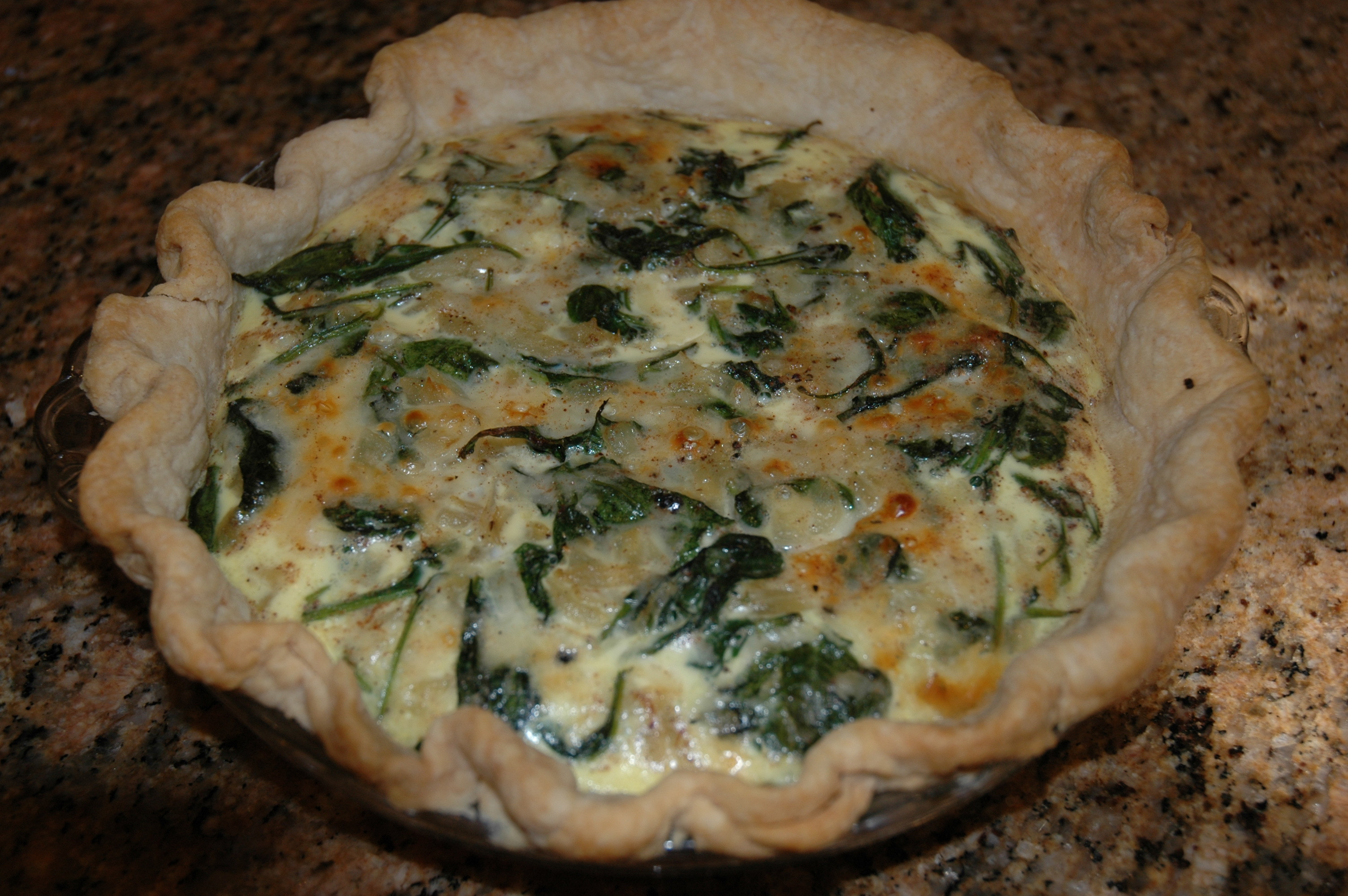 Spinach And Mushroom Quiche
 Spinach and Mushroom Quiche