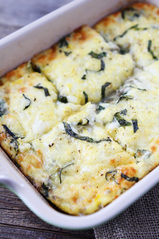 Spinach Dinner Recipes
 Spinach Artichoke Egg Casserole