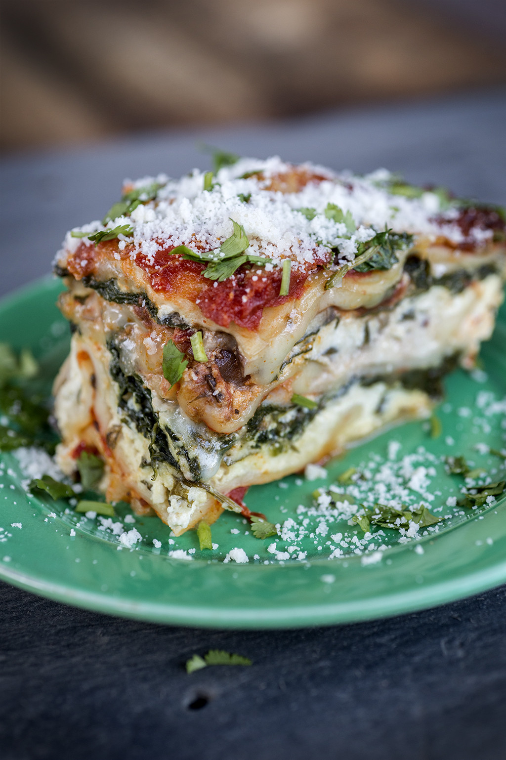 Spinach Mushroom Lasagna
 4 Cheese Spinach Mushroom Lasagna The Two Bananas