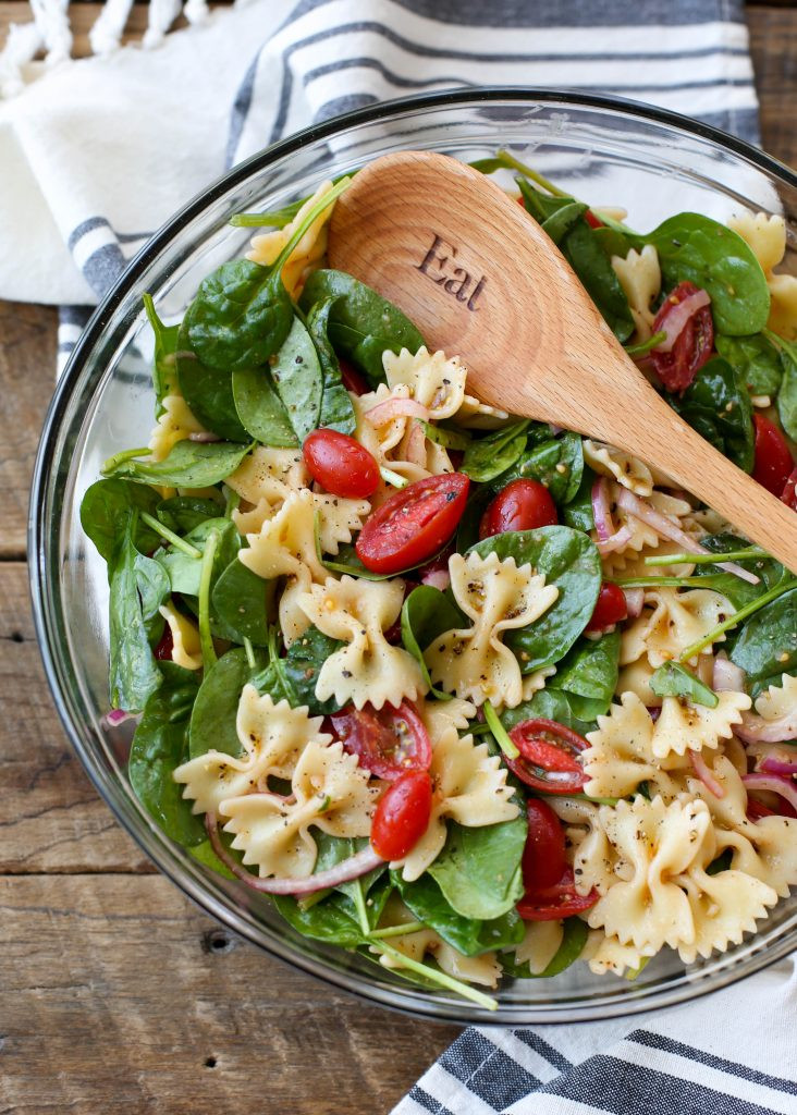 Spinach Pasta Salad
 Spinach Pasta Salad