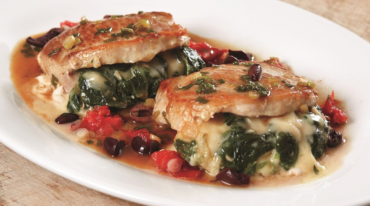 Spinach Stuffed Pork Chops
 At Pépin’s Table Spinach Stuffed Pork Loin Chops – Food