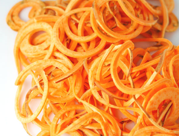 Spiralized Sweet Potato Fries
 Spiralized Sweet Potato Fries Tastefulventure