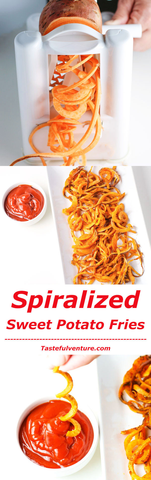 Spiralized Sweet Potato Fries
 Spiralized Sweet Potato Fries Tastefulventure
