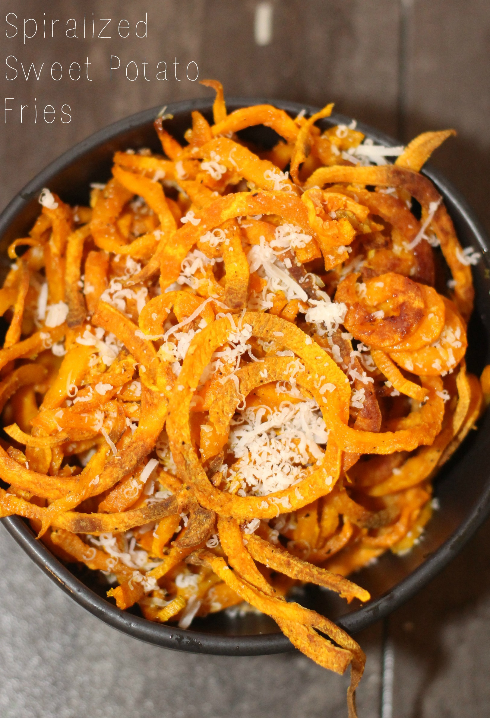 Spiralized Sweet Potato Fries
 Spiralized Sweet Potato Fries A New Dawnn