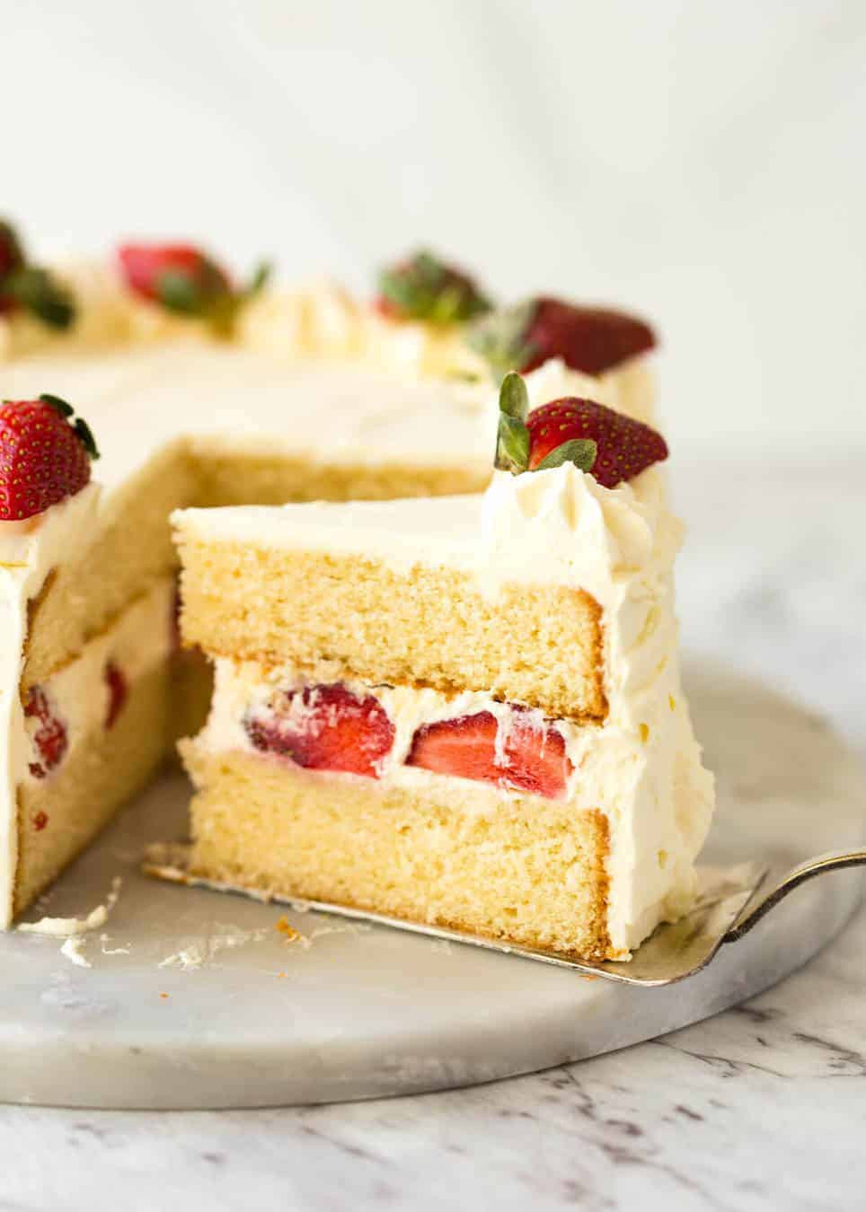 Sponge Cake Recipe
 Vanilla Sponge Cake