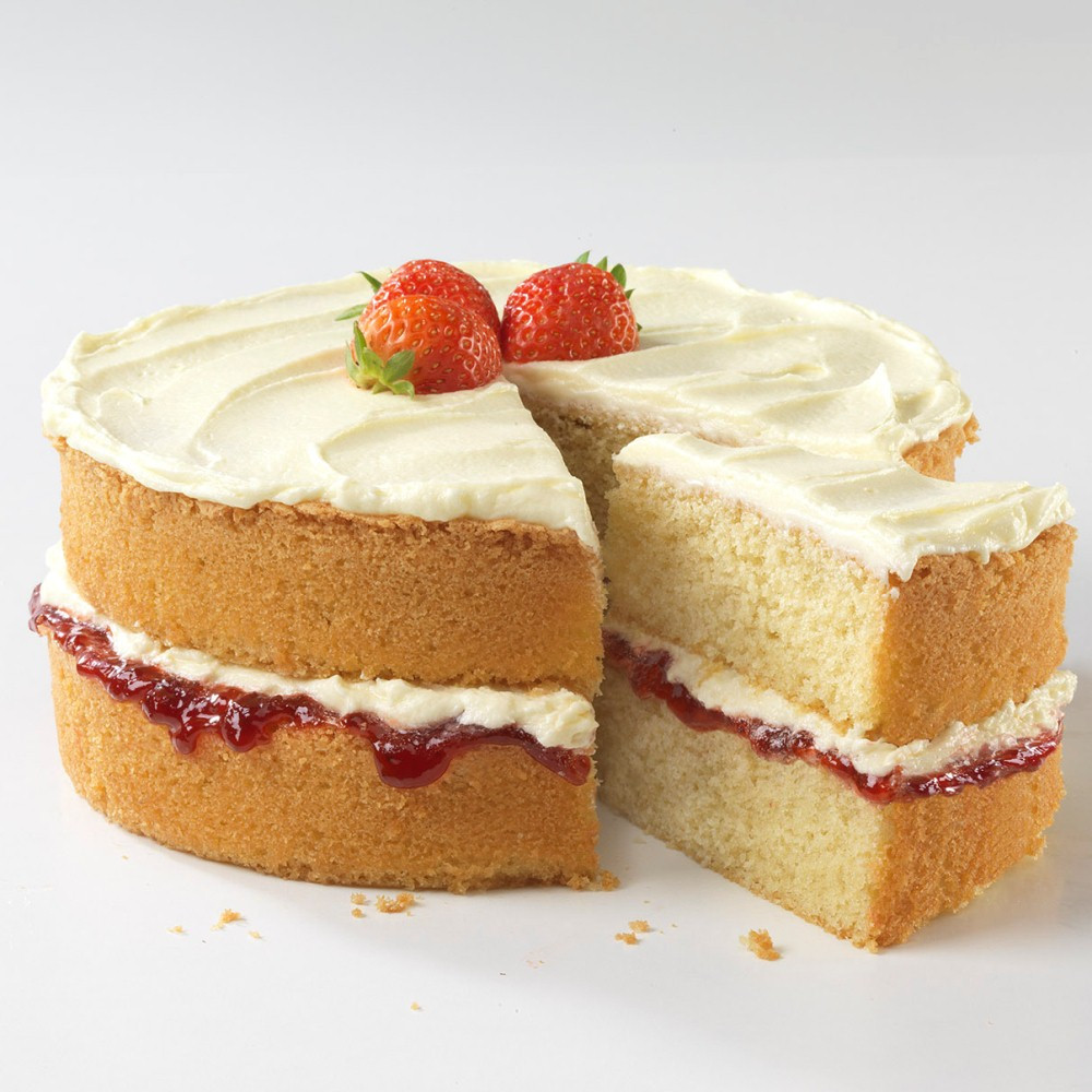 Sponge Cake Recipes
 Victoria Sandwich Cake with Buttercream Icing