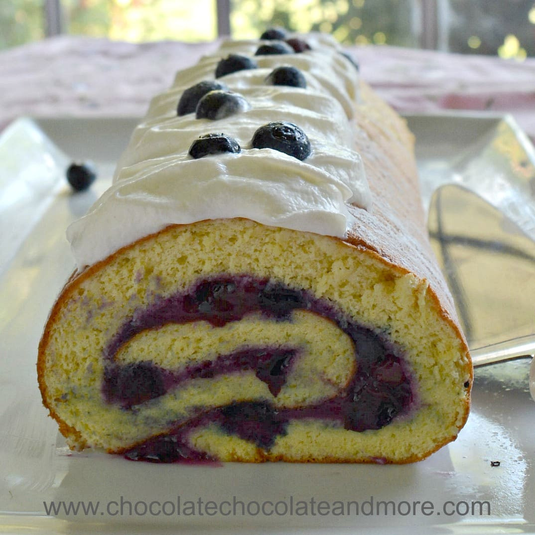 Sponge Cake Roll
 Vanilla Blueberry Cake Roll Chocolate Chocolate and More