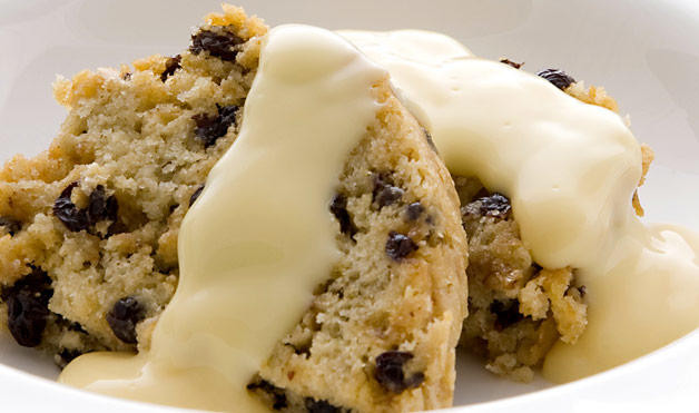 Spotted Dick Dessert
 Spotted Dick Pudding and More Traditional English Foods