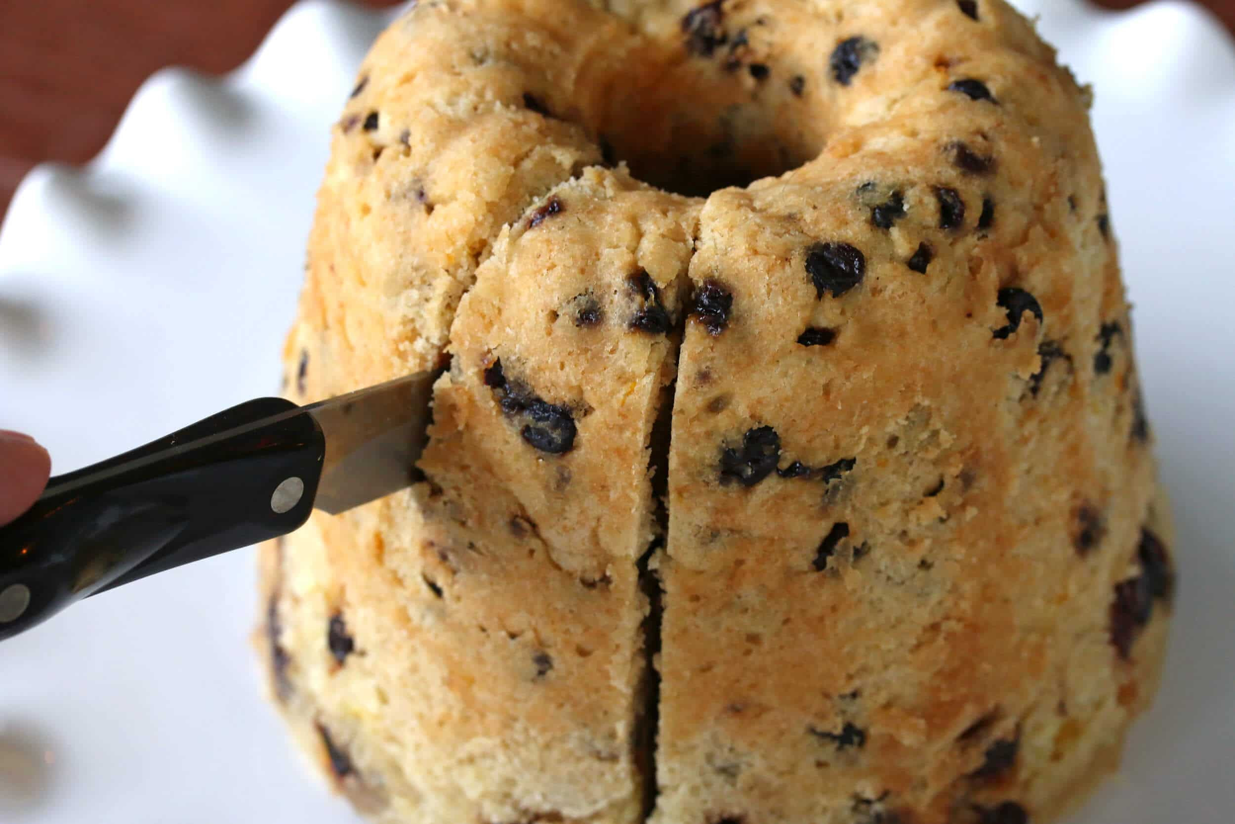 Spotted Dick Dessert
 Traditional Spotted Dick English Steamed Currant Pudding