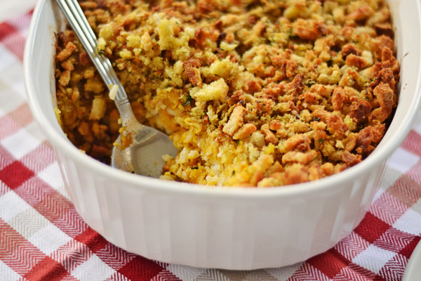 Squash Casserole With Stuffing
 butternut squash stuffing casserole