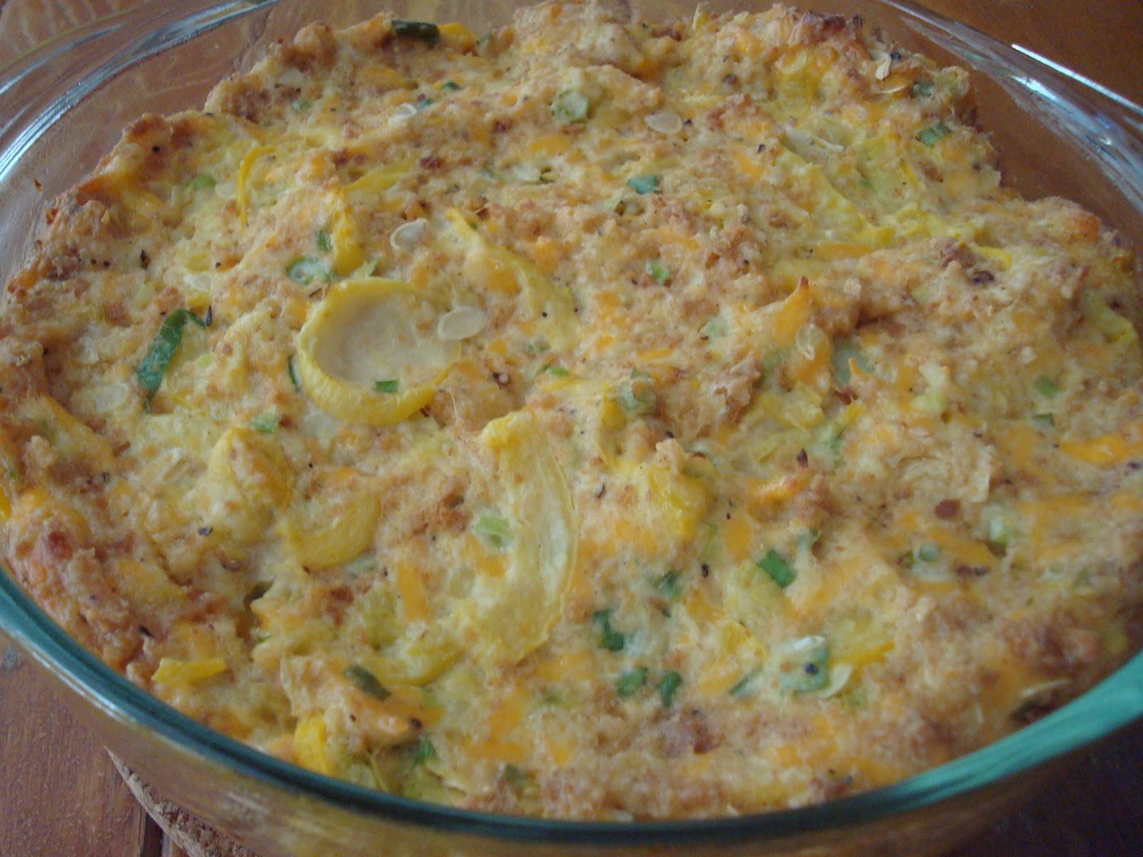 Squash Casserole With Stuffing
 Breaking Bread To her Squash Dressing Casserole