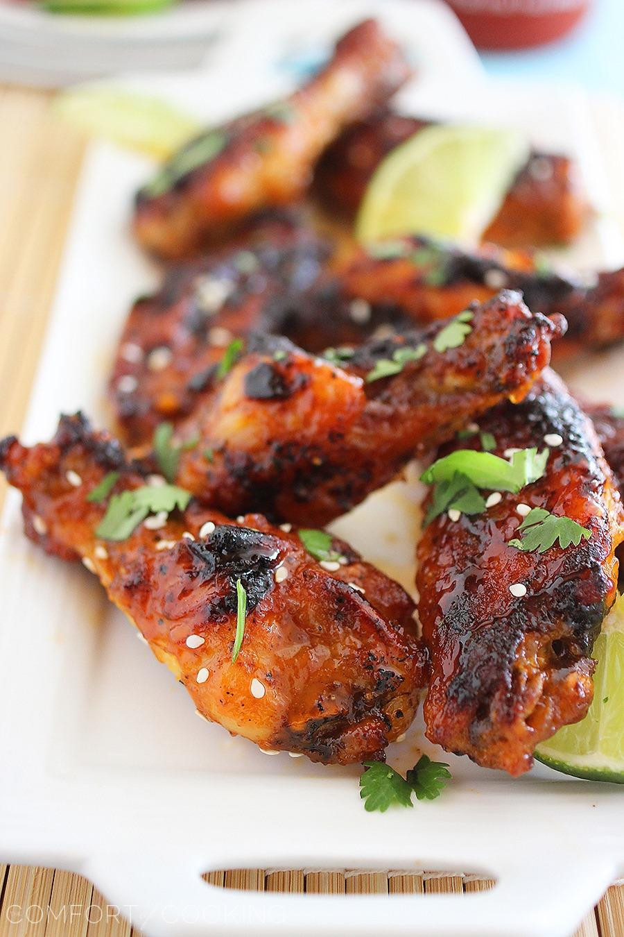 Sriracha Chicken Wings
 Top 40 Christmas Baking Recipes Christmas Celebration