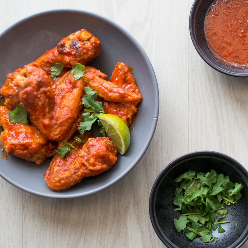 Sriracha Chicken Wings
 Sriracha Chicken Wings Recipe Todd Porter and Diane Cu