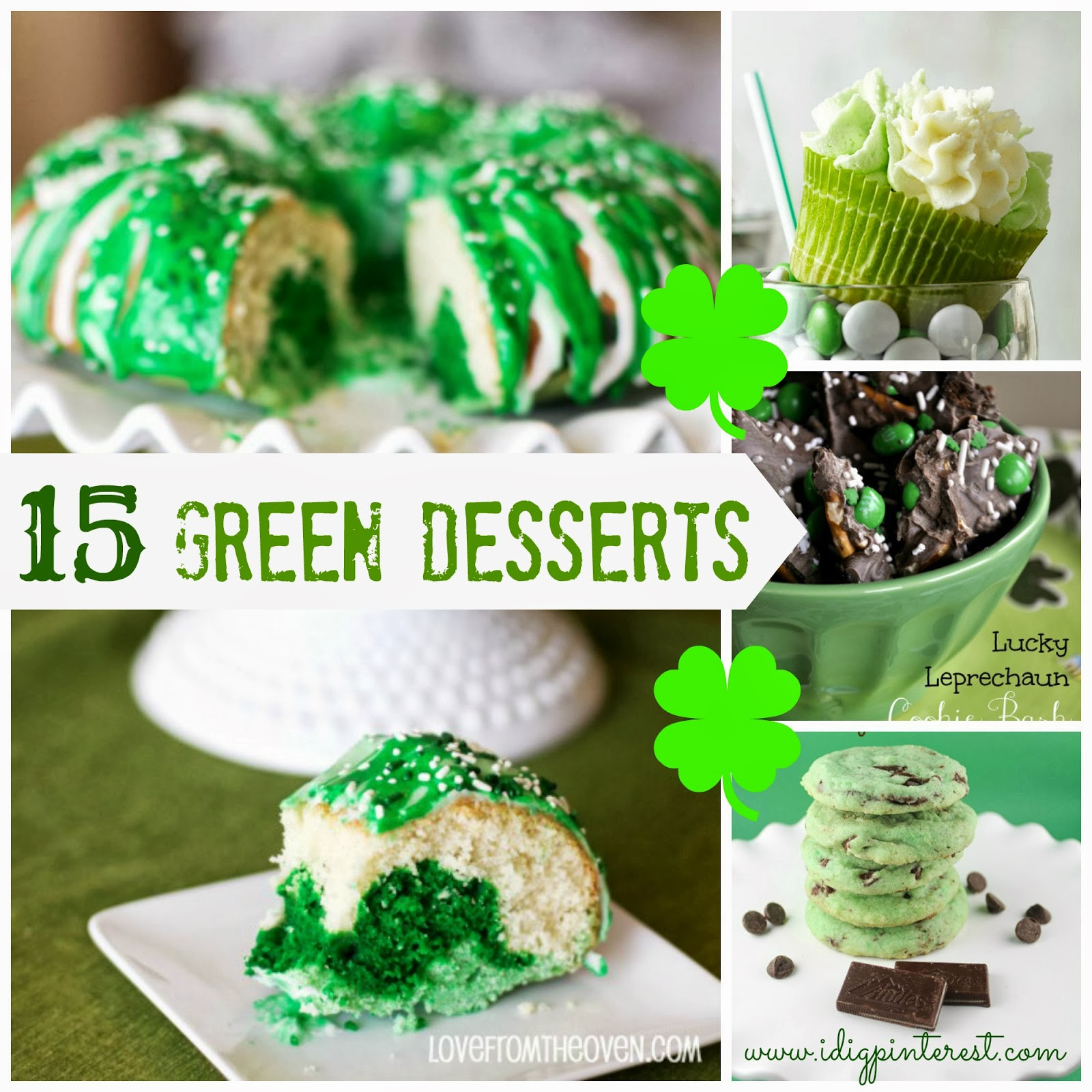 St Patrick Day Desserts Pinterest
 I Dig Pinterest 15 Green Desserts for St Patrick s Day