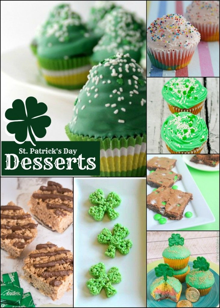 St Patrick Day Desserts Pinterest
 St Patrick s Day dessert recipe round up Everything from