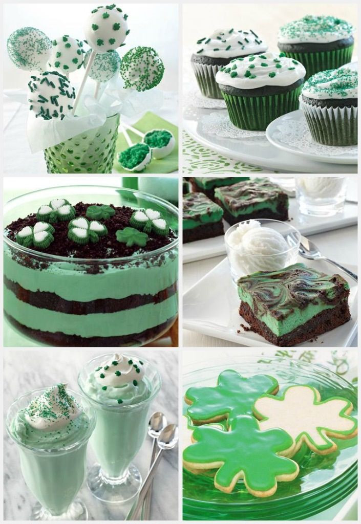 St Patrick Day Desserts Pinterest
 St Patricks day desserts St Paddy s Day menu