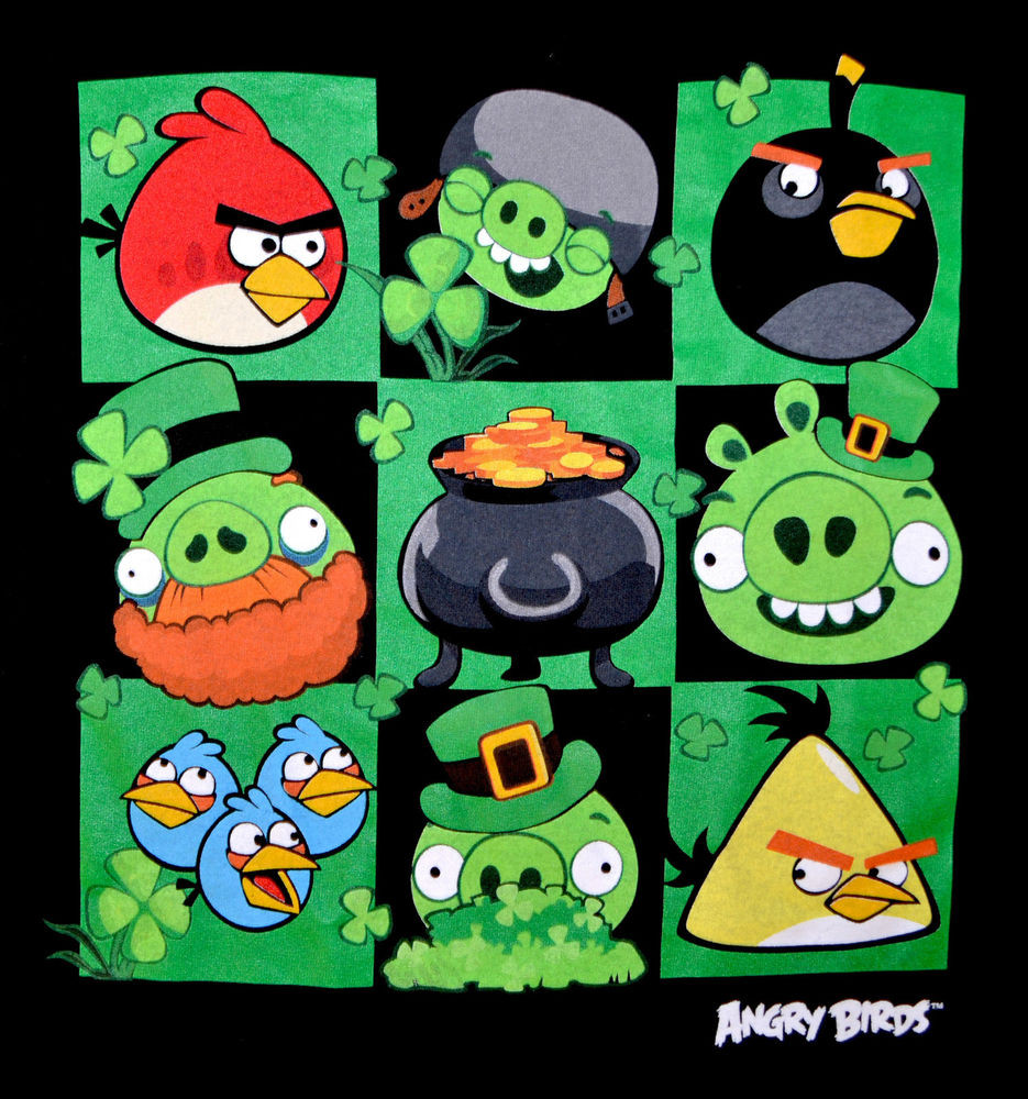 St. Patrick'S Day Cupcakes
 Angry Birds Graphic Tee St Patrick s Day Themed T shirt