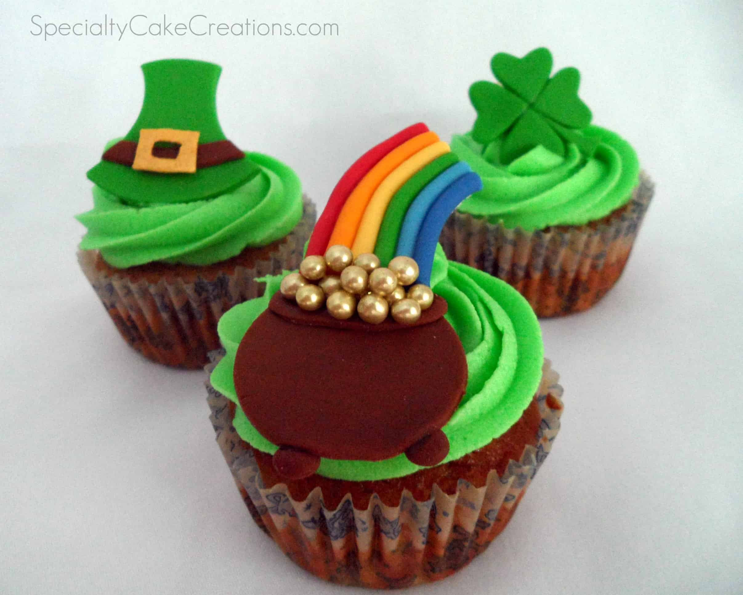 St Patricks Day Cupcakes
 St Patrick s Day Cupcake Toppers