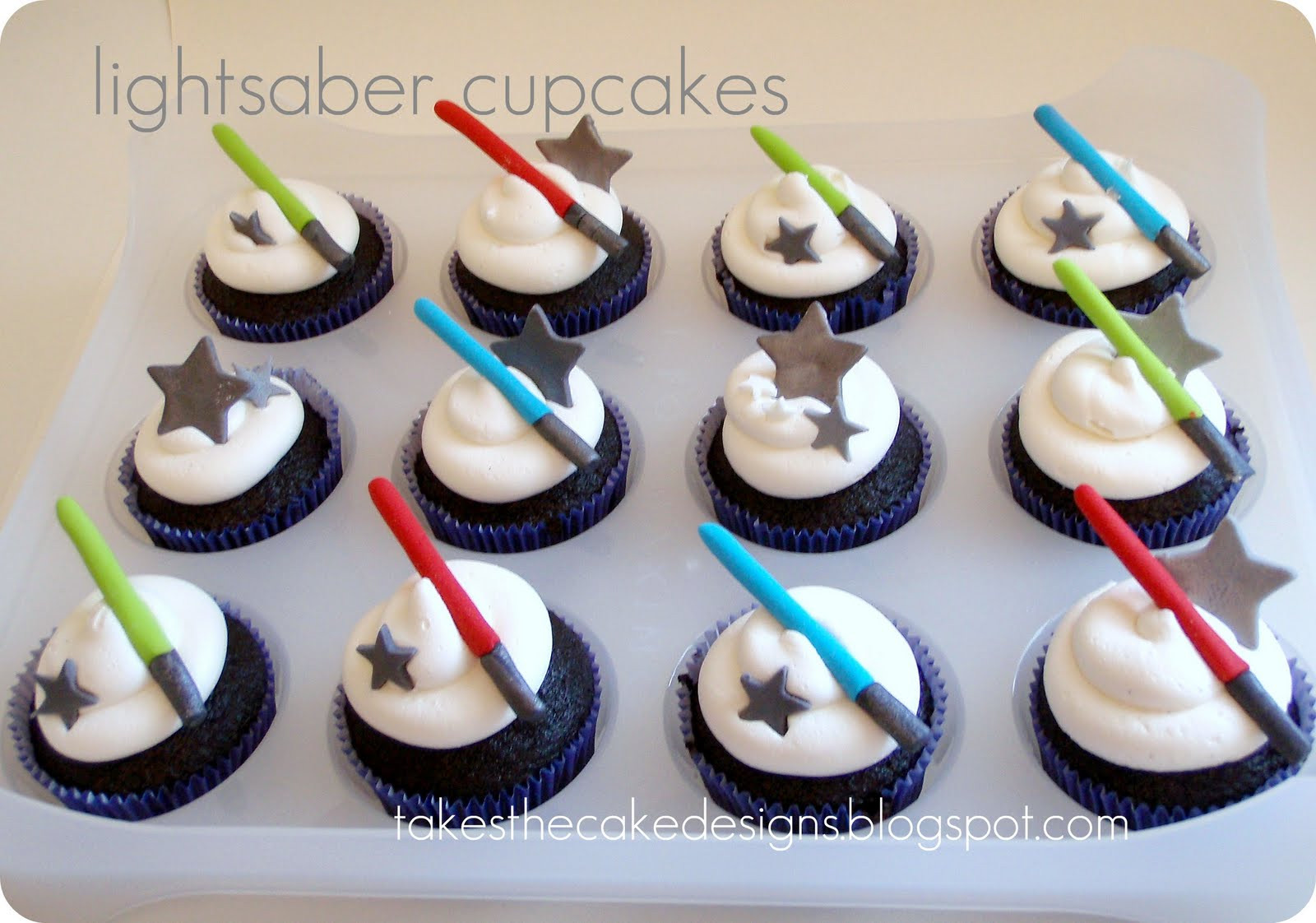 Star Wars Cupcakes
 Takes the Cake Lightsaber cupcakes