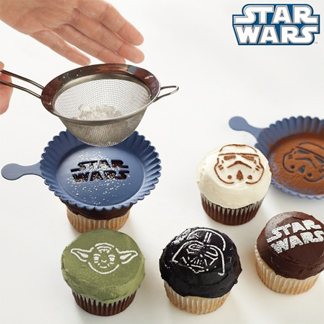 Star Wars Cupcakes
 Star Wars Cupcake Stencils For Kitchens In A Galaxy Far