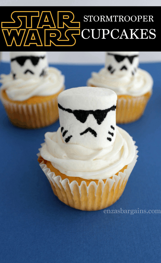 Star Wars Cupcakes
 Star Wars Stormtrooper Cupcakes Recipe