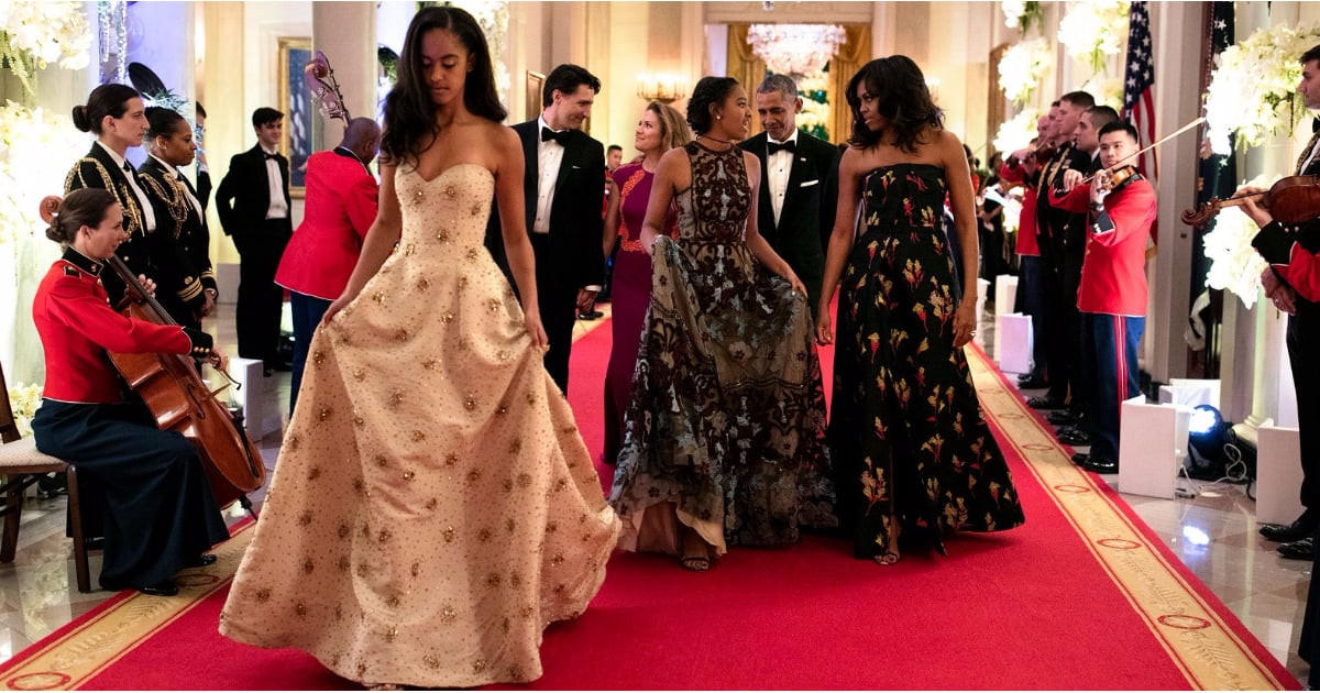 State Dinner 2016
 Malia and Sasha Obama at State Dinner 2016