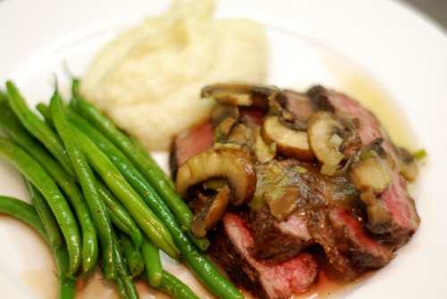 Steak Dinner Sides
 Dinner In An Hour Sous Vide Organic Rib Eye Steak Mash
