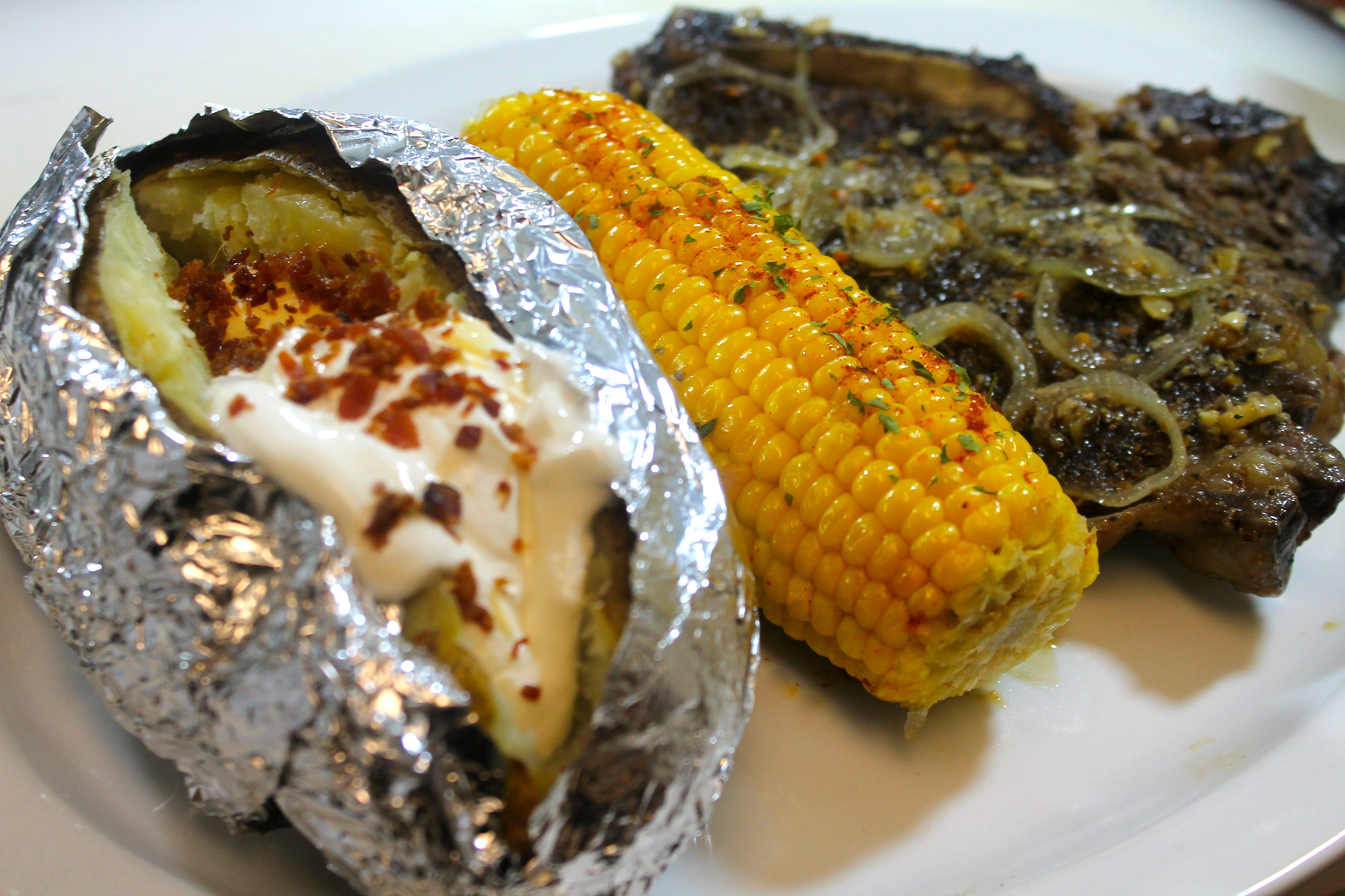 Steak Dinner Sides
 Garlic Steak Dinner For Two