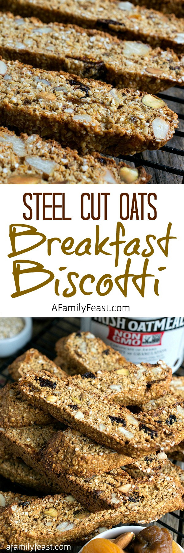 Steel Cut Oats Breakfast Bars
 Steel Cut Oats Breakfast Biscotti A Family Feast