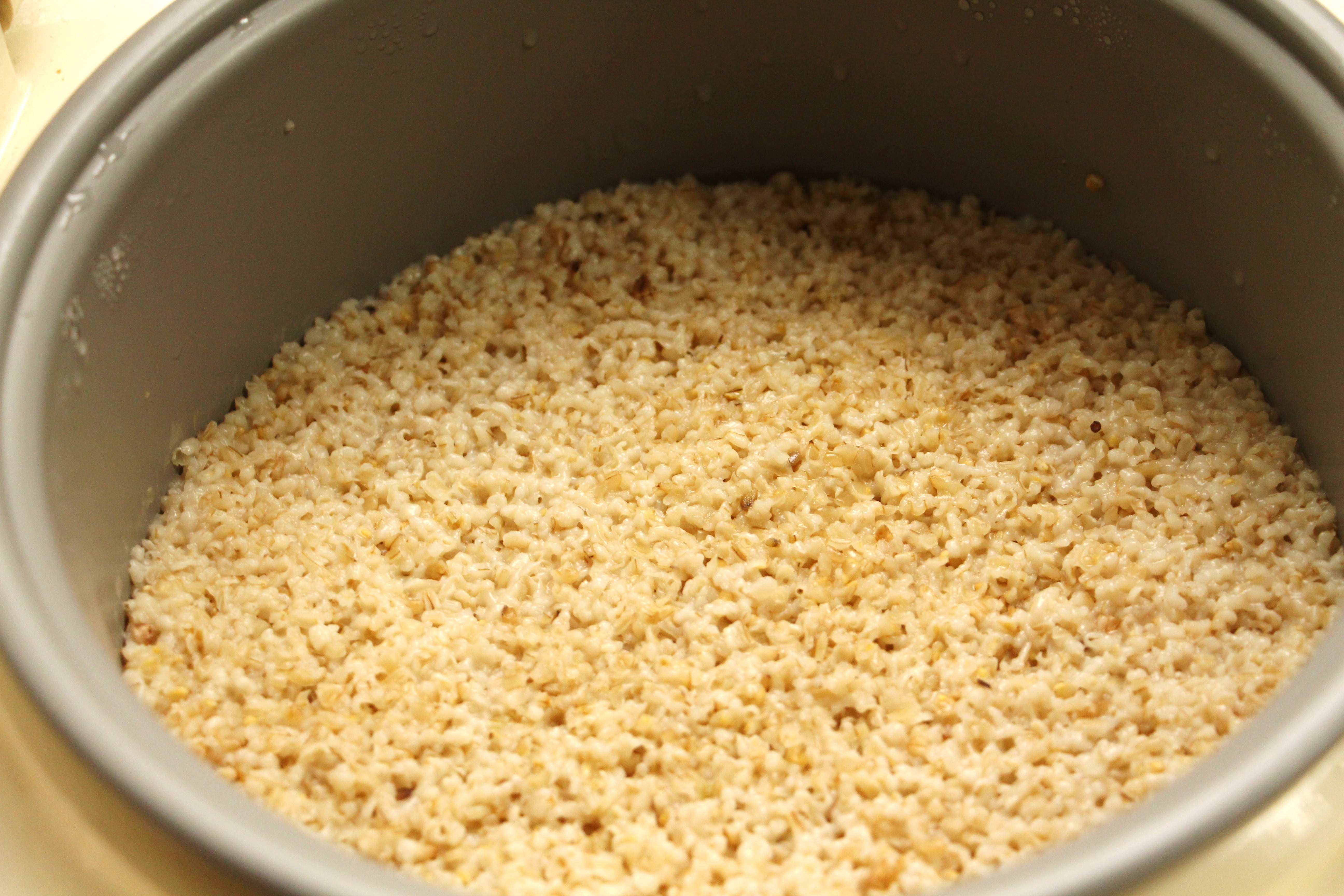 Steel Cut Oats In Rice Cooker
 Steel cut oats in a rice cooker