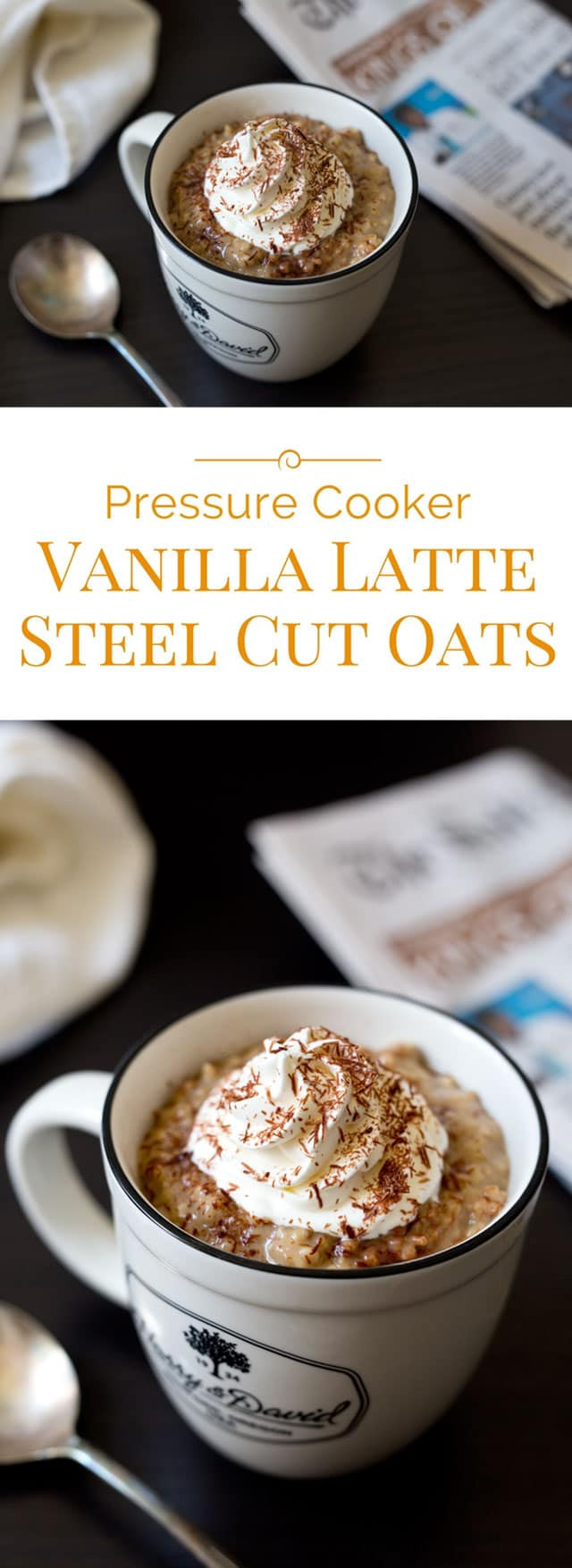 Steel Cut Oats Pressure Cooker
 Pressure Cooker Vanilla Latte Steel Cut Oats Pressure