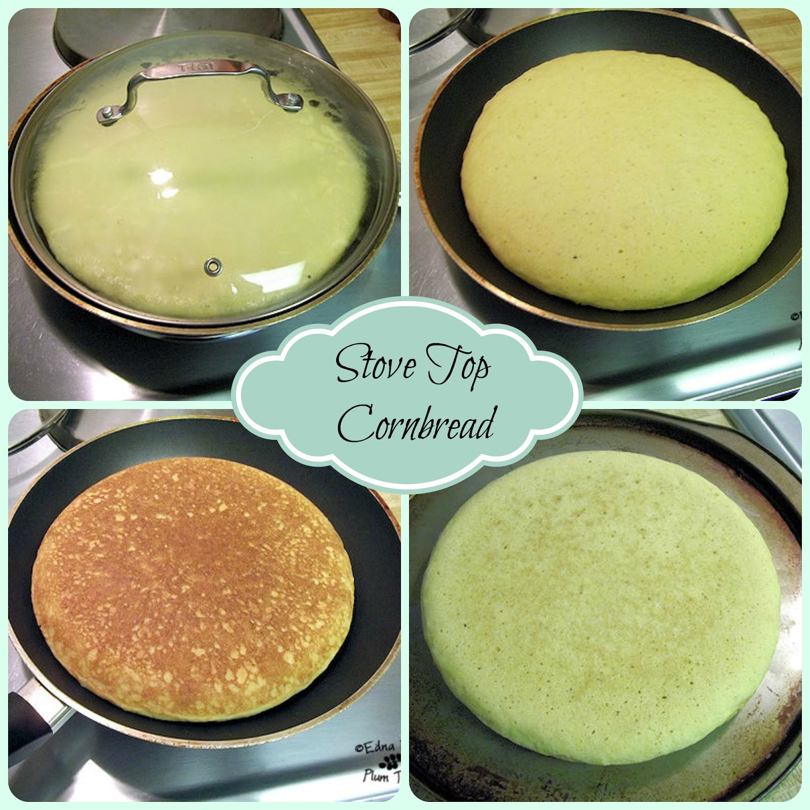 Stove Top Cornbread
 At Home With Edna StoveTop Corn Bread