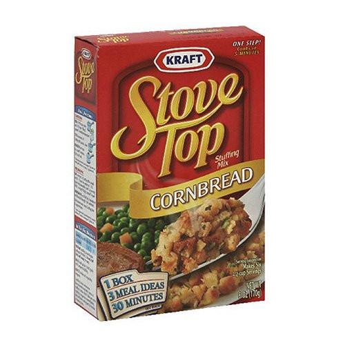 Stove Top Cornbread
 Kraft Stove Top Stuffing Mix Cornbread 170g