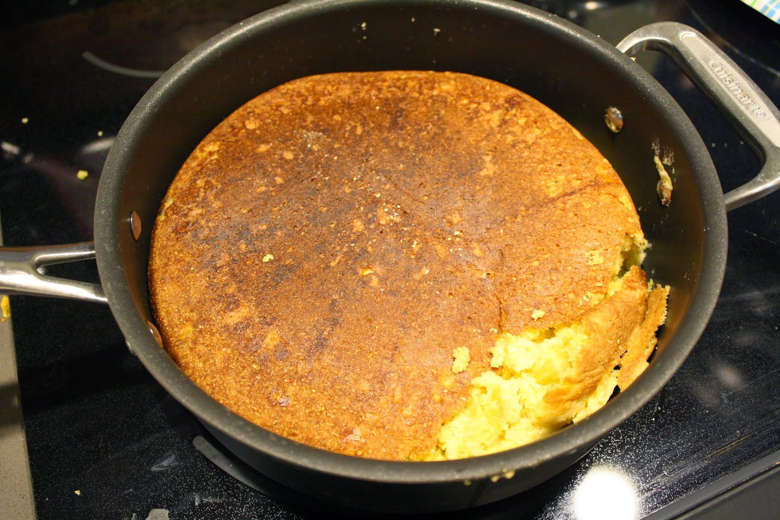 Stove Top Cornbread
 Making Mama s Kitchen Cheddar and Green Chile Stovetop