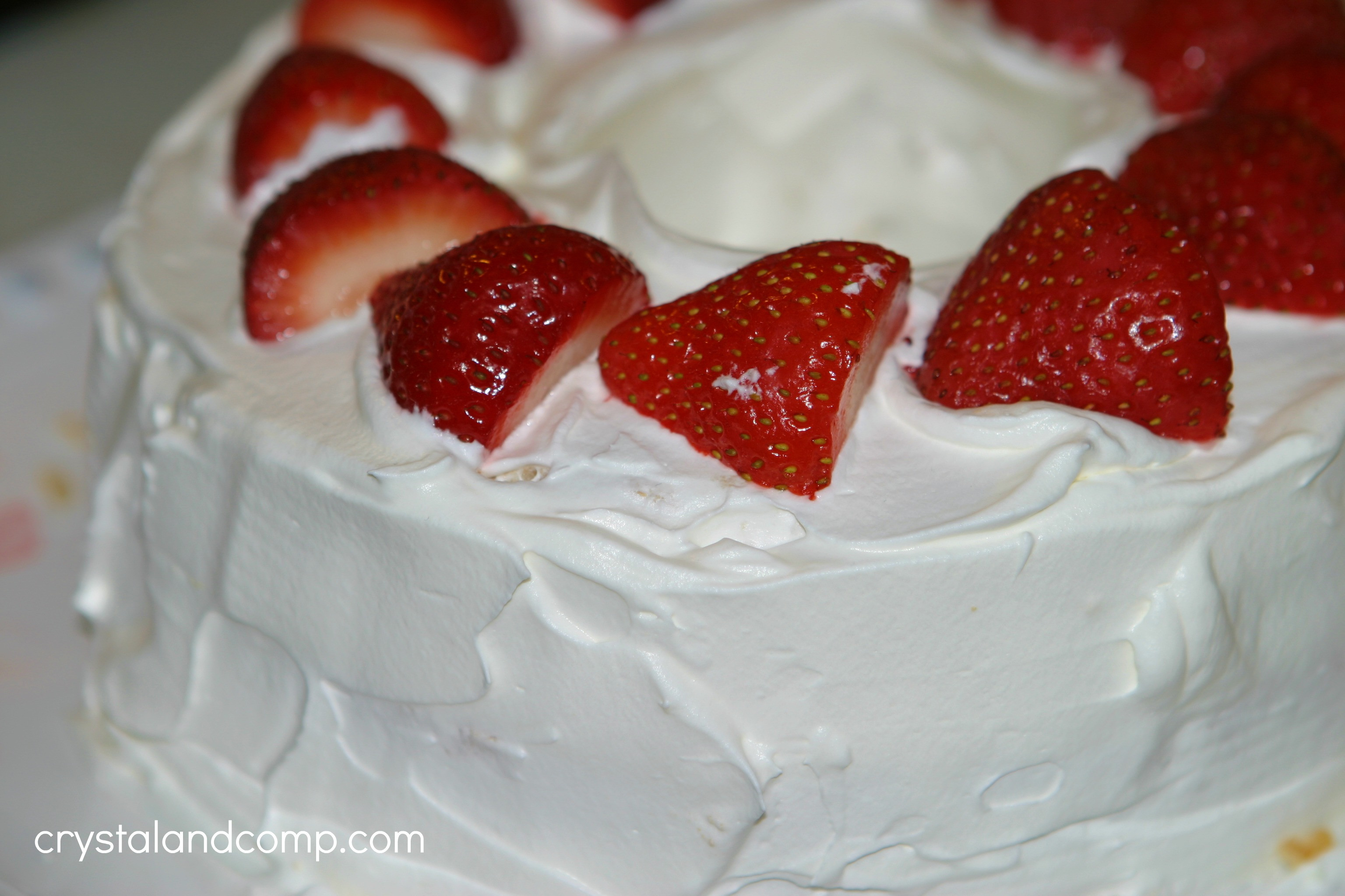 Strawberry Angel Food Cake
 Real Easy Recipes Strawberry Angel Food Cake