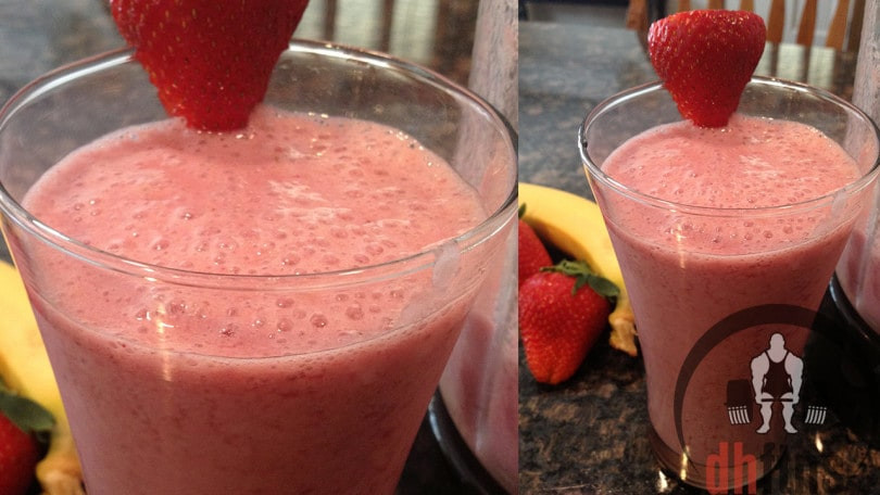 Strawberry Banana Protein Smoothies
 Strawberry Banana PROTEIN Shake Recipe High Protein